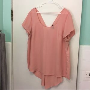Pale Peach Blouse